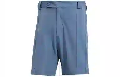 adidas Originals Logo Embroidered Zip Shorts Blue