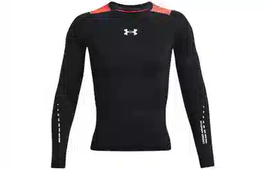 Under Armour Logo Long Sleeve Compression Shirt Black
