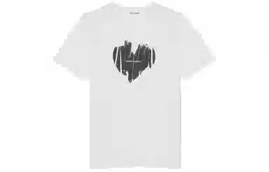 Saint Laurent Heart Print T-Shirt