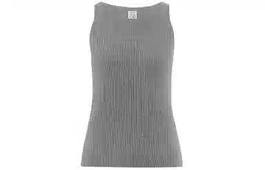 美洋 纯色圆领休闲套头背心 女款 灰色