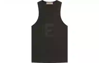 Fear of God Essentials Waffle Tank Off Black