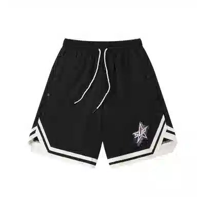 SUPEREALLY Retro Star Stripe Basketball Shorts