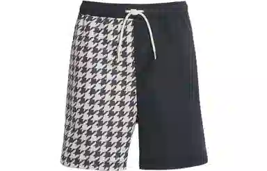 COACH Printed Mid-Rise Shorts Black