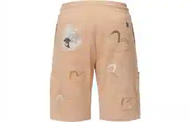 EVISU SS22 Seagull Print Multi-Pocket Shorts