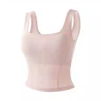 内在密码 无痕凉感宽肩带带胸垫一体外穿背心 女款