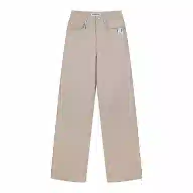 SMILEREPUBLIC STRAIGHT LEG SLACKS