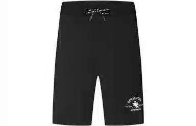 SEPTWOLVES Logo Print Shorts Black