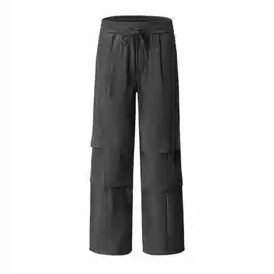 赞仕 速干抽绳运动宽松直筒伞兵登山休闲裤 男款