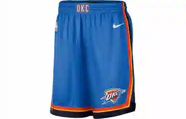 Nike NBA Thunder Fan Shorts Blue