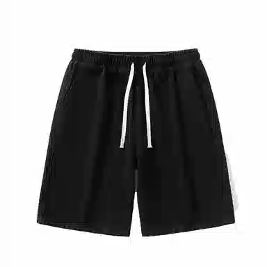 双星八特 潮牌百搭短裤休闲宽松直筒运动裤子牛仔短裤 男女同款