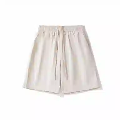 我是大卫 文艺风休闲运动健身系带宽松直筒休闲短裤 男女同款