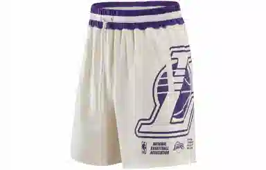 Nike Lakers Logo Basketball Shorts White