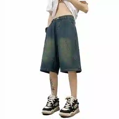 UNthemed Denim Shorts Blue