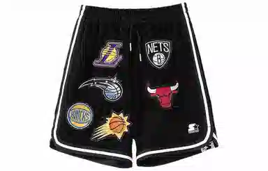 Starter x NBA Black Shorts