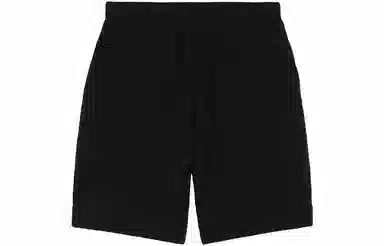 AMIPARIS FW21 Logo Embroidered Shorts Black