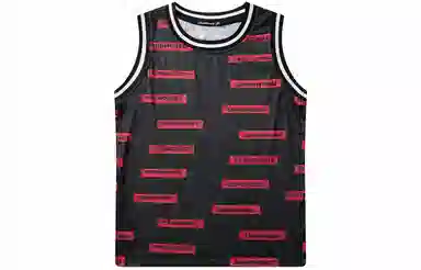 FireMonkey Cartoon Print Basketball Vest Black