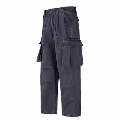 赞仕 阔腿伞兵裤工装裤小众新款宽松设计感休闲裤 男女同款