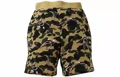 A BATHING APE Shark Camo Shorts