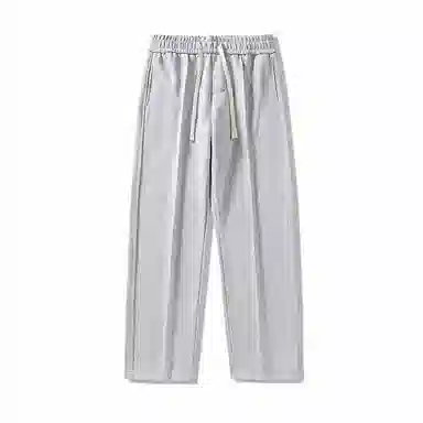 双星八特 潮牌复古简约纯色直筒裤垂感长裤街头宽松百搭运动卫裤休闲裤 男女同款