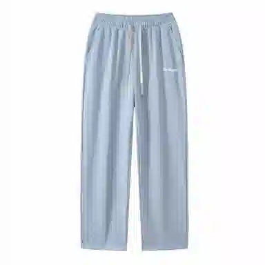 三体 水滴系列 简约基础款字母印花宽松美式复古百搭垂感自然直筒多巴胺高街潮牌日常通勤时尚舒适休闲裤 男女同款