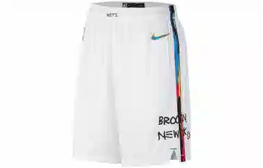 Nike NBA Brooklyn Nets Fan Shorts White