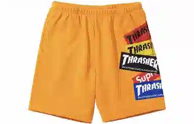 Supreme x Thrasher Multi Logo Sweatshort