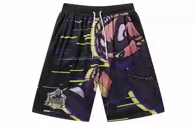 FireMonkey Neon Print Mesh Shorts