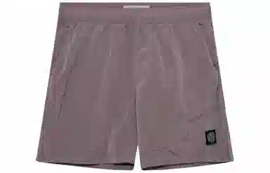 Stone Island SS24 Nylon Logo Shorts Pink