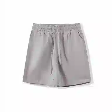 我是大卫 纯色系带百搭高级感休闲短裤 男女同款