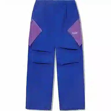 中国李宁 直筒运动宽松休闲裤 男款 梦幻蓝