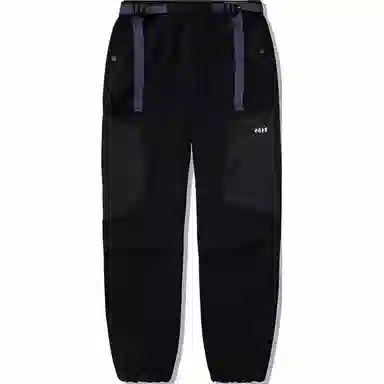 中国李宁 运动简约保暖休闲裤 男款 黑色