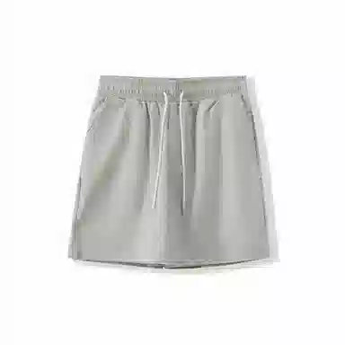 我是大卫 纯色宽松百搭四分休闲短裤 男女同款