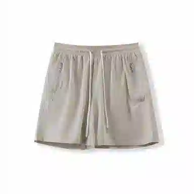 我是大卫 纯色百搭简约四分休闲短裤 男女同款