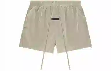 Fear of God Essentials SS24 drop2 Crinkle Nylon Running Short Logo GARDEN YELLOW