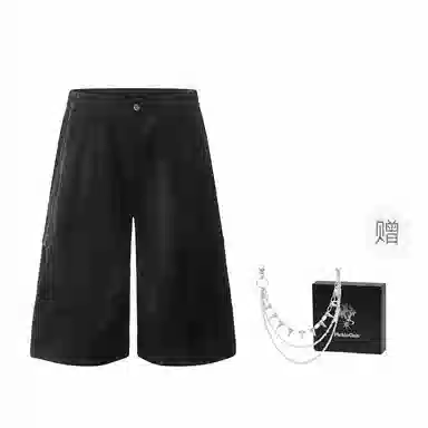 梁拌泡菜 复古嘻哈做旧宽松百搭时尚潮流牛仔短裤 男女同款