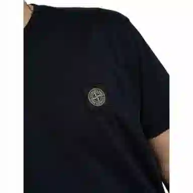Stone Island Logo T-Shirt Navy
