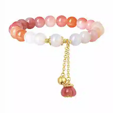 恋朵 时尚新中式 诸事顺利 流苏 优雅气质 小众高级感 玛瑙 手串 女款