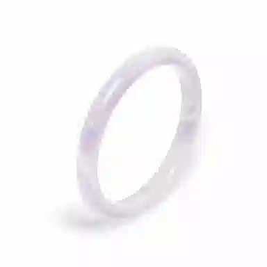 六桂福 福韵金 香芋紫手饰 新中式精致轻奢时尚优雅 简约小众高级感设计日常通勤百搭#好运 玻璃猫眼 手镯 女款