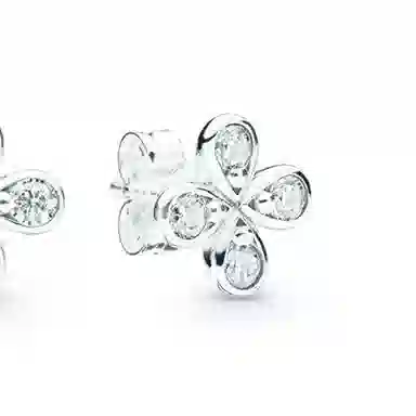 Pandora Flower Stud Earrings