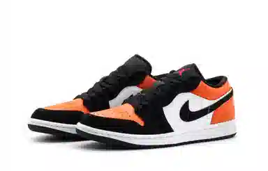 Jordan Air Jordan 1 Low Black White Orange