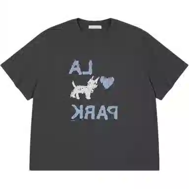 LOW CLASSIC Lc LOVE PARK T-SHIRT T CHARCOAL