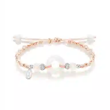 【转好运】 万娜 平安扣 平安喜乐编织小众新中式国风本命年气质轻奢复古百搭学生手饰 合金 手绳 男女同款情侣款