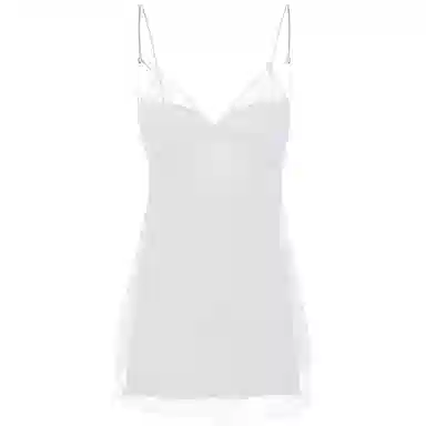 潞优野 镂空蕾丝时尚舒适无袖睡裙 女款