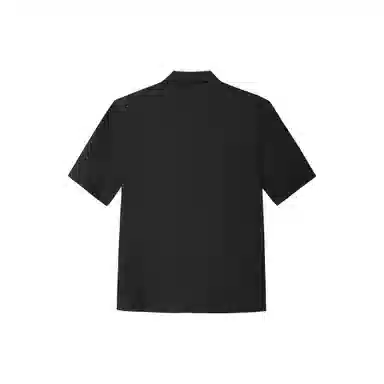 FRKM Asymmetric Short Sleeve Shirt Black