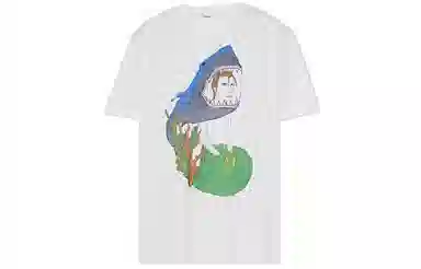 Burberry Ocean Sketch Print T-Shirt