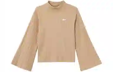 Nike Sportswear Rib Knit Turtleneck Long Sleeve Tee