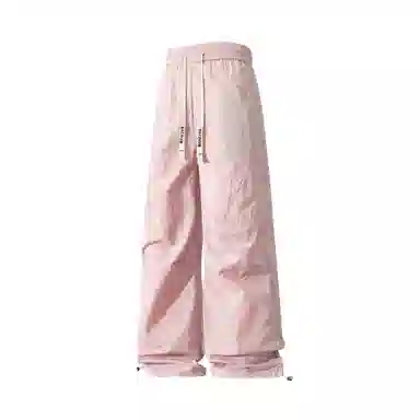 大卫贝肯 美式高街复古日常通勤宽松直筒时尚简约基础运动休闲裤 男女同款