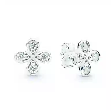 Pandora Flower Stud Earrings