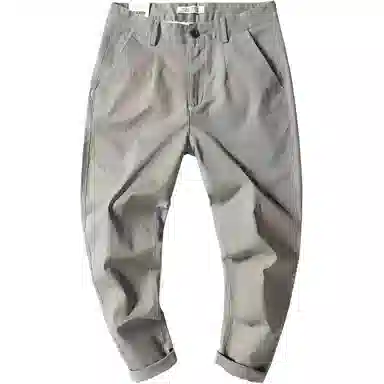 格蓝鹿 美式简约锥形纯色休闲裤 男款