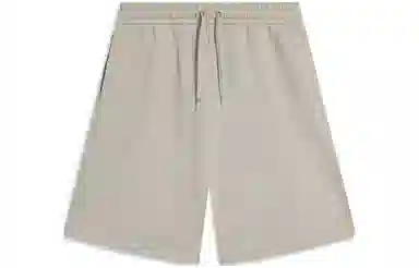 李宁 中国色系列 纯色宽松运动短裤 男款 石脊灰